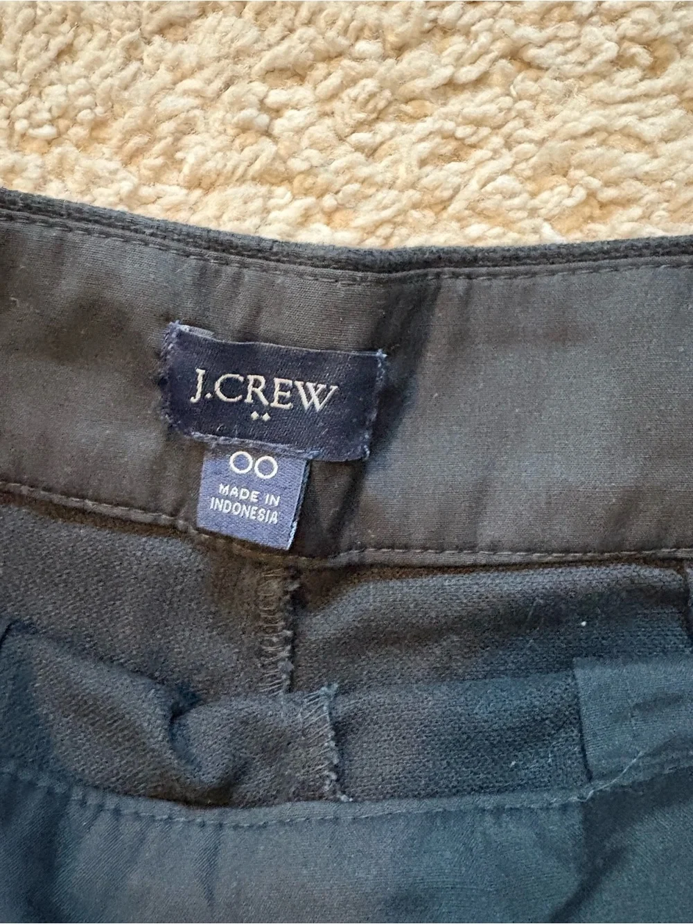 J. Crew Black High-Waist Tailored Shorts